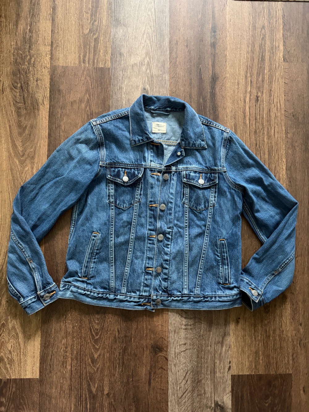 GAP Rainbow Logo Jean Jacket